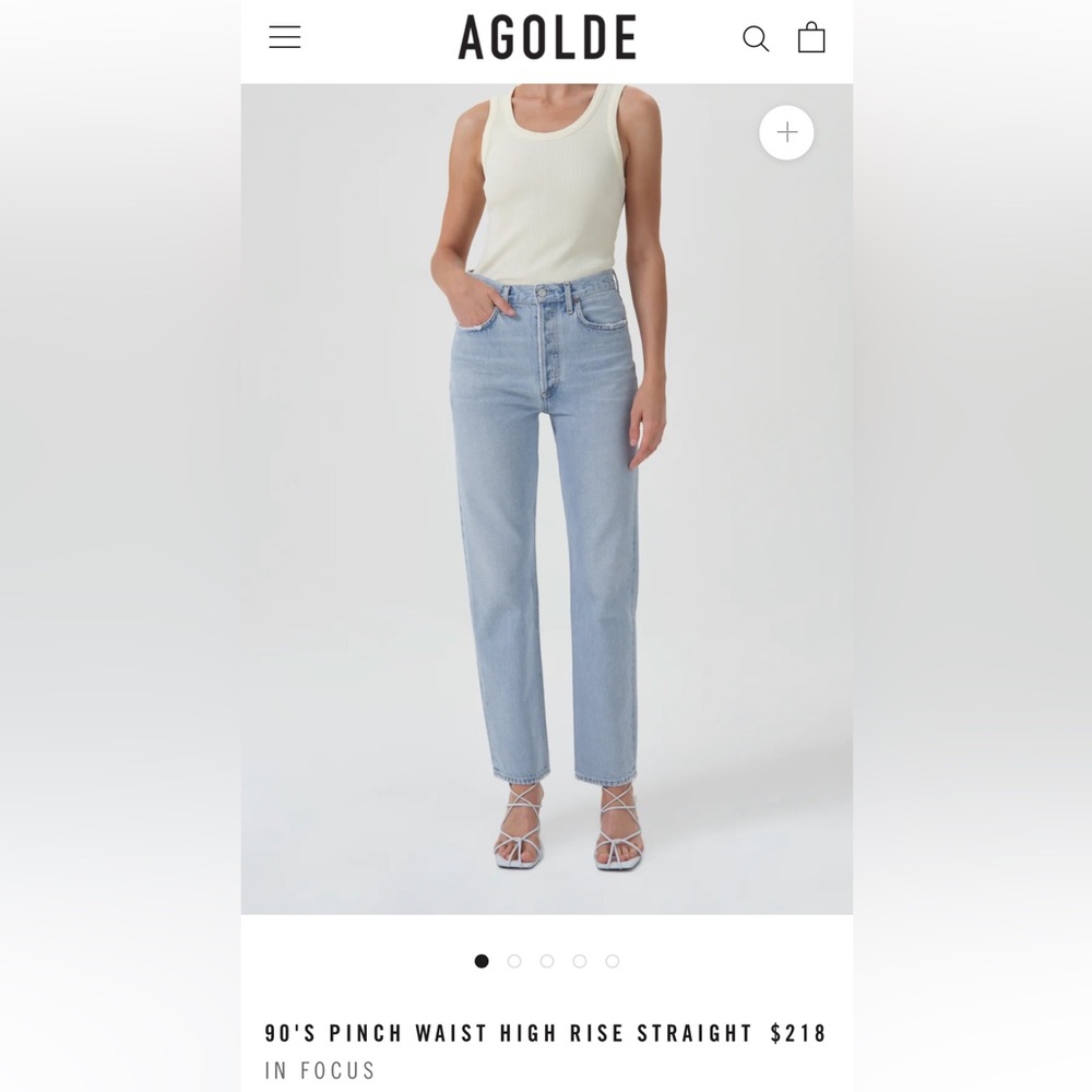 Agolde 90s pinch waist